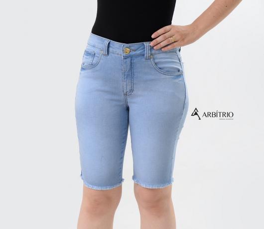 bermuda cos alto feminino